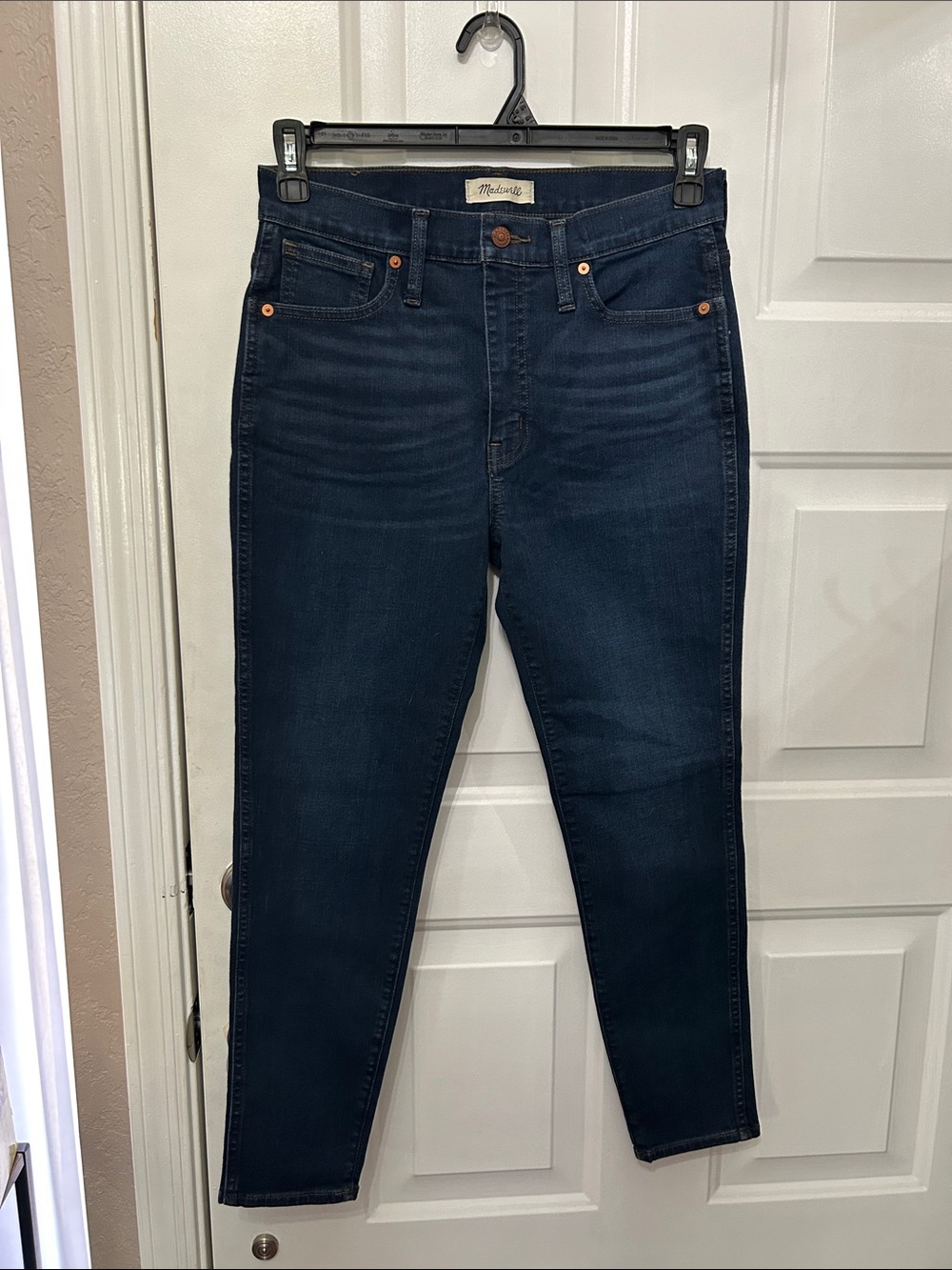 Madewell 10” High Rise Skinny 29P Dark Indigo Skinny Jeans